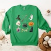 Simply Sage Market Halloween Chart Stars Sweatshirt - 2XL - Grass - 3 of 4