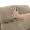 Microfiber Swivel Glider Recliner Chair with Plush Comfort and Removable Seat Back - 4 of 4