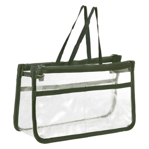 6 Pcs Clear Bag Stadium Approved Clear Tote Bag with Zipper