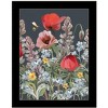 HomeRoots Summer Garden Buzz Black Framed Print Wall Art - 4 of 4