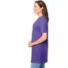 Woman Within Plus Size Perfect Short-Sleeve Shirred V-Neck Tunic - 4 of 4