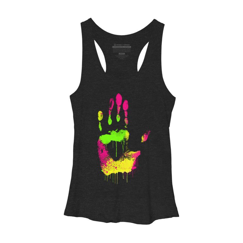 Women's Design By Humans High Five By clingcling Racerback Tank Top, 1 of 4