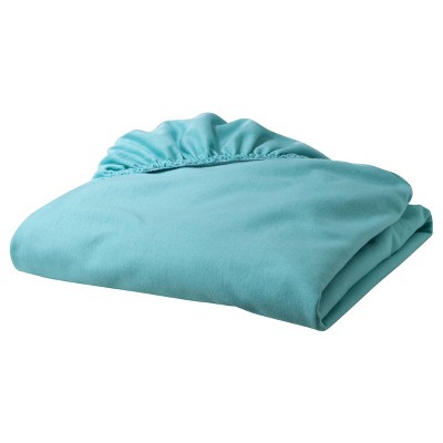Image of TL Care Jersey Knit Fitted Sheet - Turquoise