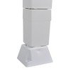 Utility Sink Heavy Duty Freestanding Utility Tub Sink with Drain Plug, Adjustable Floor Levelers & 5 Step Installation Process, 24 x 24 Inches, White - 4 of 4