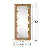Dovelina Wood Freestanding Full Length Mirror Floor Mirror - 71"x32", Natural Wood - 3 of 4