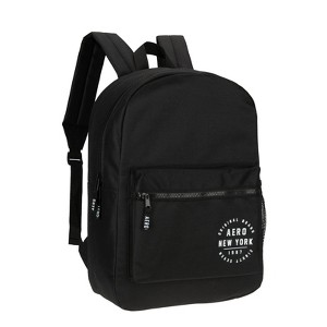 Aeropostale 16.5" Small Backpack for Girls Boys, Back-To-School Essentials Bags with Front Zip Pocket Side Mesh Pocket - 1 of 4