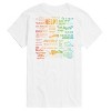 Men's - Beatles - Song Titles Collage Short Sleeve Graphic T-Shirt - 2 of 4