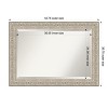Amanti Art Luxe Beveled Framed Bathroom Vanity Wall Mirror - 3 of 4