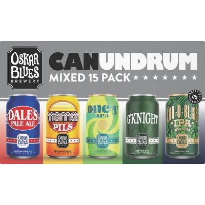 Oskar Blues Brewery CANundrum Variety Pack - 15pk/12 fl oz Cans