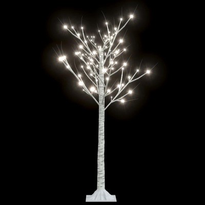 vidaXL 4ft LED Christmas Tree Willow Branch Style with Adjustable Lighting Effects, Indoor/Outdoor Use