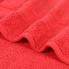 Chevron Zero Twist Cotton Solid and Jacquard Hand Towel Set of 6 by Blue Nile Mills - 4 of 4