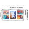 PosterPalooza | Stainless Steel Silver Wood Finish Collage Frame - White Mat, 20 Frame Sizes, UV Acrylic - 2 of 4