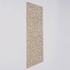 HBEZON 24X71"Wooden Floral Hand Carved Mandala Rectangle Wall Decor Accent with Mirror Work - 4 of 4