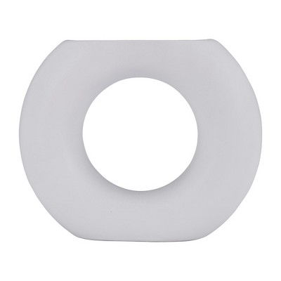 Sagebrook Home 5" Vase Contemporary Abstract Donut Cut-Out Vase Decorative Home or Office