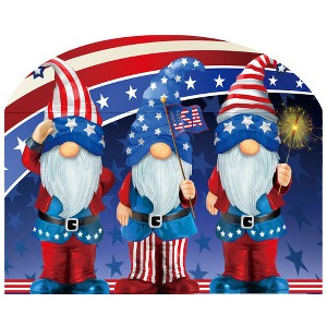 Briarwood Lane 4th of July Art Sign 8.25x10.25 Patriotic Gnomes For 4th of July Art Sign - 1 of 4