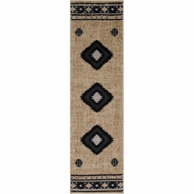 Hauteloom Buckhaven Brown Aztec Carpet