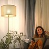 Brightech Zion Mid-Century (Includes LED Light Bulb) Floor Lamp Antiqued Brass - 3 of 4