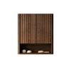 GDFStudio Xane 26" Modern Wall-Mounted Bathroom Storage Cabinet with 2 Doors and 1 Open Shelf - 4 of 4