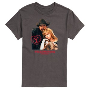Men's - Yellowstone - Rip And Beth Montana Valentine Short Sleeve Graphic T-Shirt - 1 of 4