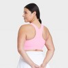 Women's Seamless Medium Support Racerback Sports Bra - All In Motion™ - 4 of 4
