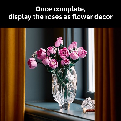 Детские конструкторы LEGO Botanicals Bouquet of Pink Roses 10374 — фото 7