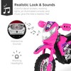 Best Choice Products 6V Kids Electric Battery Powered Ride On Motorcycle w/ Training Wheels, Lights, Music - 4 of 4