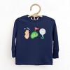 The Juniper Shop Golf Icons Watercolor Toddler Long Sleeve Tee - 3 of 4