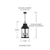 Capital Lighting Bridger 4 - Light Pendant in  Black - 3 of 4