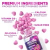 Sugar-Free Calcium Supplements for Women + 400 IU Vitamin D3 - Calcium Chews Gummy for Bone & Immune Support, Supports - 60 Gummies By Hello Lovely! - 3 of 4