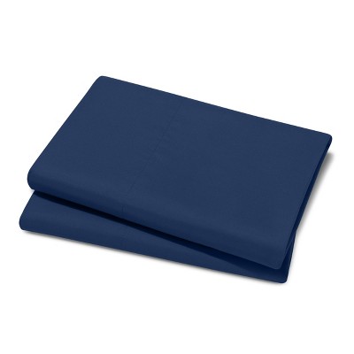 Dark Blue Hypoallergenic Microfiber Standard Pillowcases Set