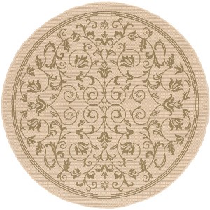 Courtyard CY2098 UV & Stain Resistant Non-Shedding Power Loomed Indoor/Outdoor Rugs - Safavieh - 1 of 4