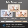 60x36 Inches LED Bathroom Mirror, Dimmable Lighted Vanity Mirror, Front and Backlit, 3 Colors, Memory, Anti-Fog Shatter-Proof Light Up Wall Mirror - 4 of 4