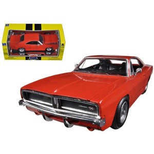 1969 Dodge Charger R/T Orange "Muscle Car Collection" 1/25 Diecast Model Car by New Ray - 1 of 3