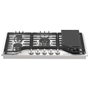 GASLAND PRO GH3365SF 36-Inch 5-Burner Built-in Gas Cooktop, NG/LPG Convertible, Stainless Steel - 1 of 4