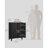 VASAGLE Bathroom Floor Storage Cabinet, Freestanding Bathroom Storage Unit with Adjustable Shelve - 2 of 4
