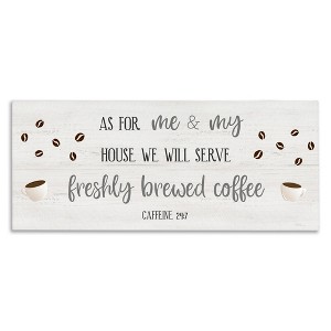 Stupell Industries Fresh Coffee 24:7 Caffeine Proverbs, 48" x 20" - 1 of 4