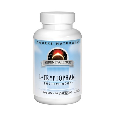 L-Tryptophan 500mg by Source Naturals, Inc.  -  60 Capsule