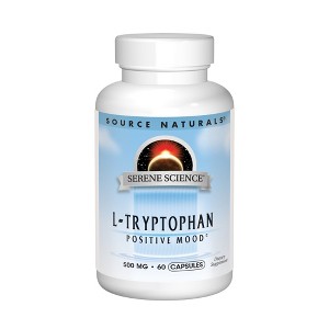 L-Tryptophan 500mg by Source Naturals, Inc.  -  60 Capsule - 1 of 3