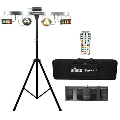 Chauvet DJ 4-in-1 LED GigBAR 2.0 Light FX System w/ Tripod+Remote+Footswitch+Bag