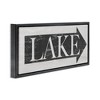 Stupell Industries Distressed Lake Arrow Sign, 31" x 14" - 3 of 4