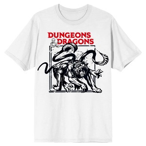 Dungeons & Dragons Displacer Beast Men's White T-Shirt - 1 of 3