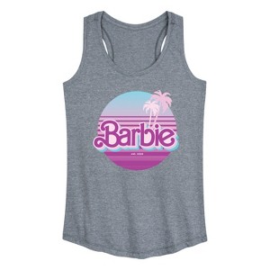 Women's - Barbie - Retro Style Graphic Racerback Tank - 1 of 4