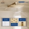 CASAINC Dual Head Shower Faucet Bar System 3-way Diverter Thermostatic Valve - 3 of 4