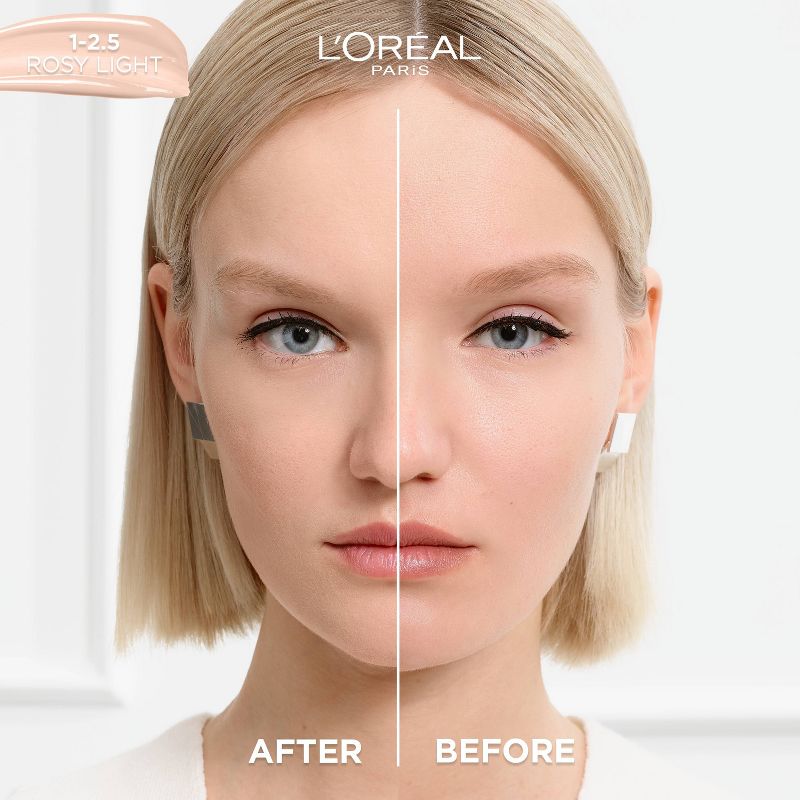 L'Oreal Paris True Match Hyaluronic Tinted Serum Makeup Skincare Hybrid - 1 fl oz, 4 of 15