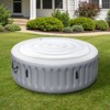 VEVOR Inflatable Hot Tub Cover, 5.4 Ft Round Hot Tub Cover Protector, Insulated Spa Covers for Inflatable Hottub, Weatherproof, White - 2 of 4