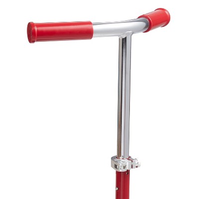 Red Adjustable Chrome Handle Beginner Kids' Kick Scooter