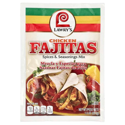 Lawrys Chicken Fajita Seasoning Mix, 1 oz Envelope
