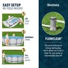 Bestway Steel Pro MAX Inch Round Metal Frame Above Ground Outdoor Backyard Swimming Pool Set with Filter Pump - 4 of 4