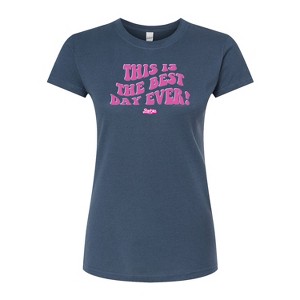 Women's - Barbie - Best Day Ever Fitted Graphic T-Shirt - 1 of 3