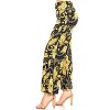 Women's Printed Palazzo Pants - White Mark - 2 of 3